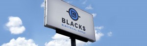Blacks Electrical Supply - Store Sign