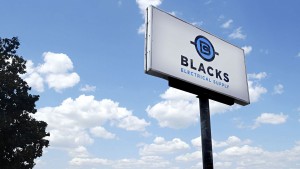 Blacks Electrical Sign