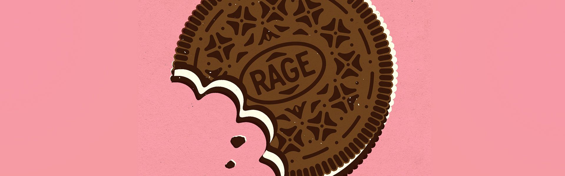 Rage Against the Haze - Oreo Cookie Illustration