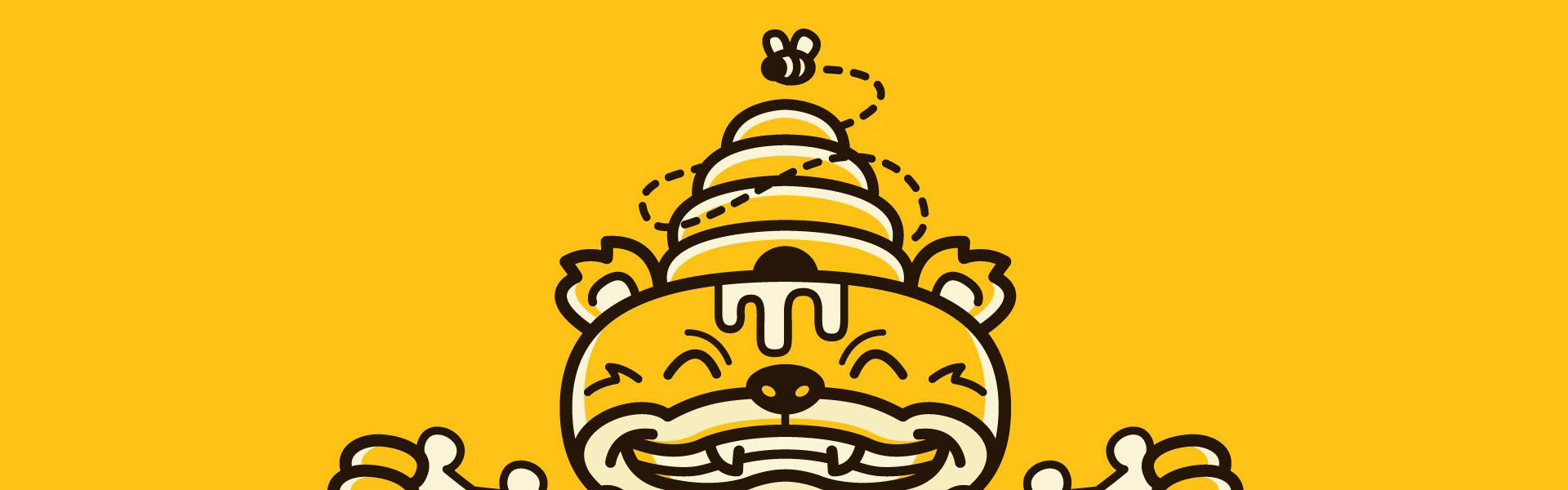 Wonderopolis Camp What-a-Wonder - Bear with beehive on his head