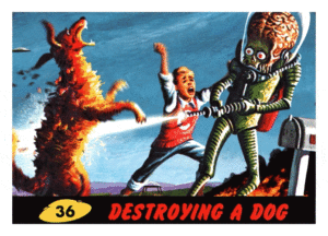 Mars Attacks - Destroying A Dog GIF