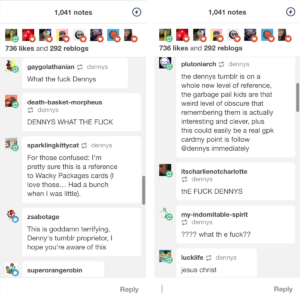 Denny's Tumblr reactions to Diner Booth Kids