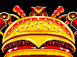 Burger Bot Pixel Art