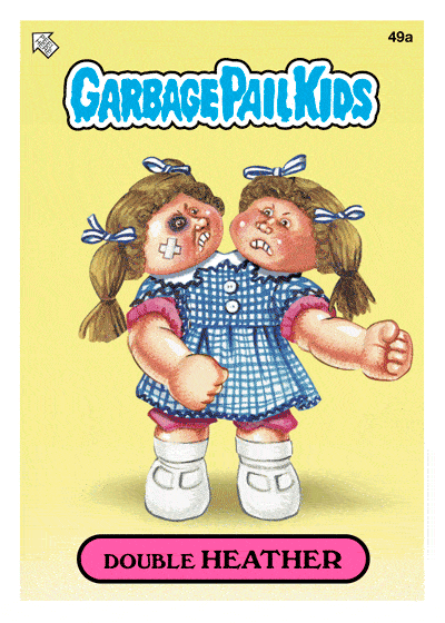 Garbage Pail Kids NFTs - Double Heather GIF